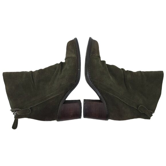 Sbicca Millie Ankle Boot Women 8 Suede Slouch Boho Stack Heel Vintage Collection - Picture 9 of 12